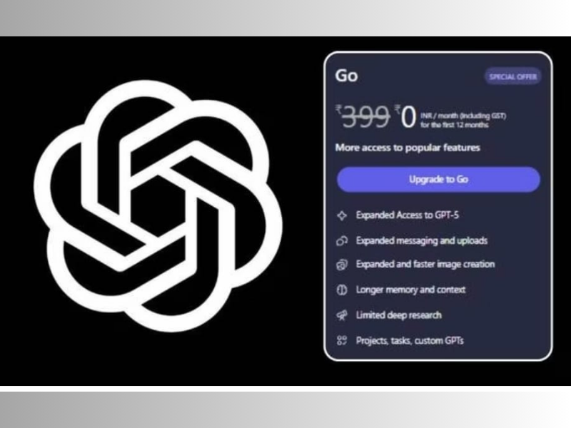 ChatGPT Go फ्री सब्सक्रिप्शन INDIA में-एक साल तक फ्री में AI का मज़ा!